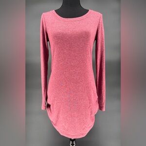 Women's Cotton Long Sleeve Dress Soft Loose Casual Flowy Maxi Tunic Dress Size S